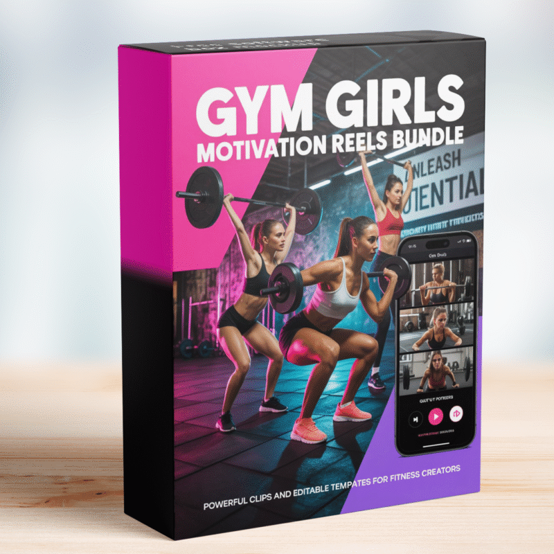 550+ Gym Girls Motivation Reels Bundle
